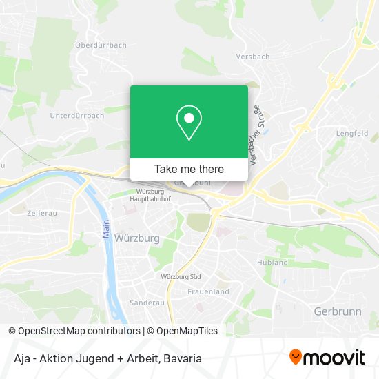 Aja - Aktion Jugend + Arbeit map