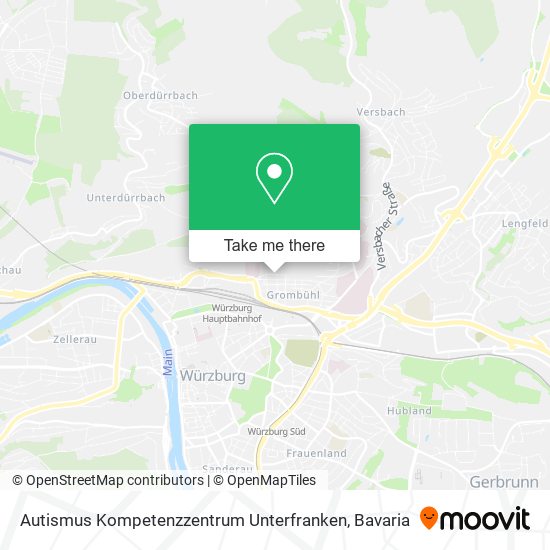 Autismus Kompetenzzentrum Unterfranken map
