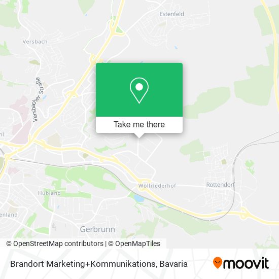 Brandort Marketing+Kommunikations map