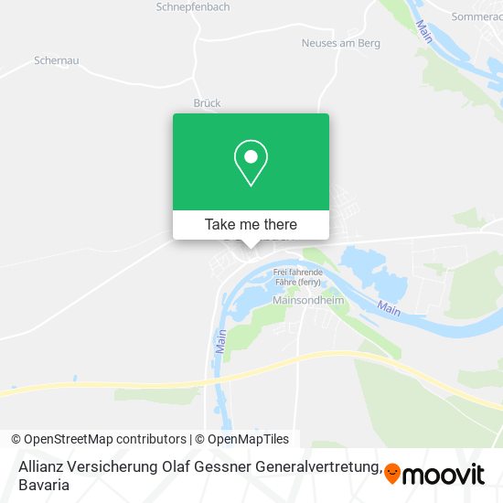 Allianz Versicherung Olaf Gessner Generalvertretung map