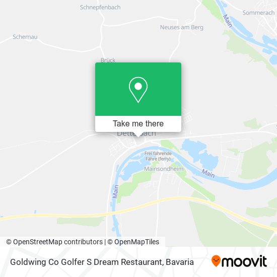 Карта Goldwing Co Golfer S Dream Restaurant