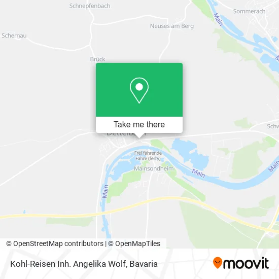 Карта Kohl-Reisen Inh. Angelika Wolf