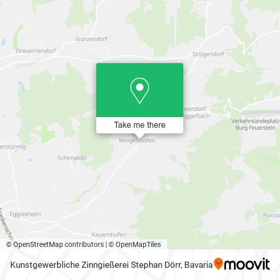 Kunstgewerbliche Zinngießerei Stephan Dörr map