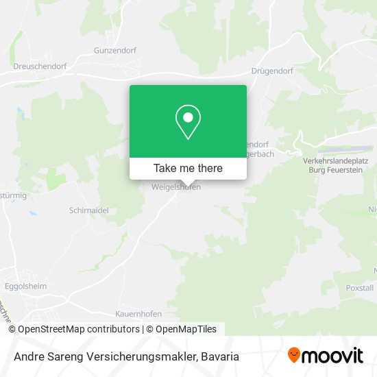 Andre Sareng Versicherungsmakler map