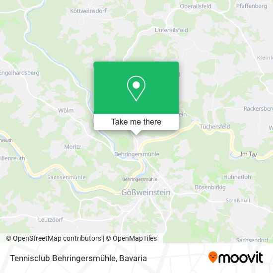 Tennisclub Behringersmühle map