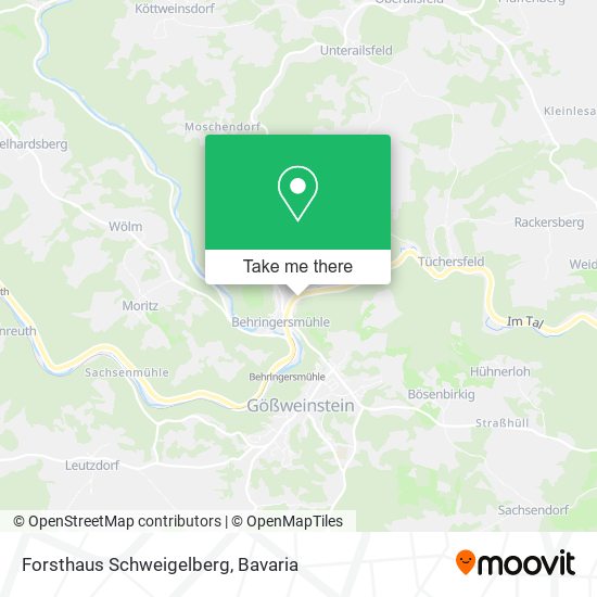 Forsthaus Schweigelberg map