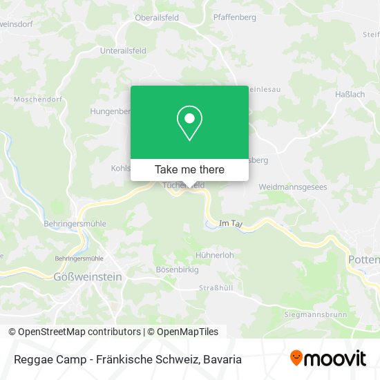 Reggae Camp - Fränkische Schweiz map