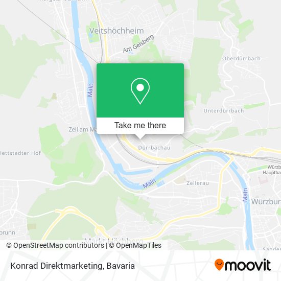 Konrad Direktmarketing map