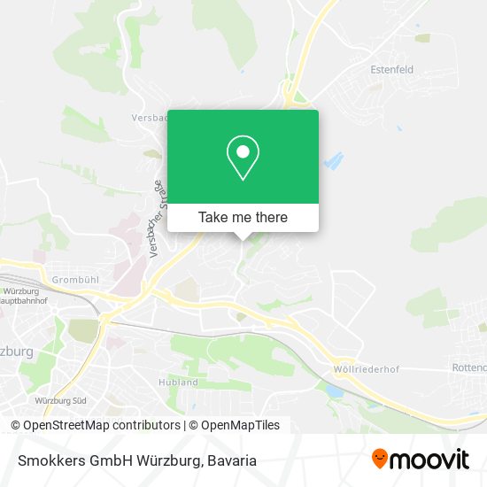 Карта Smokkers GmbH Würzburg