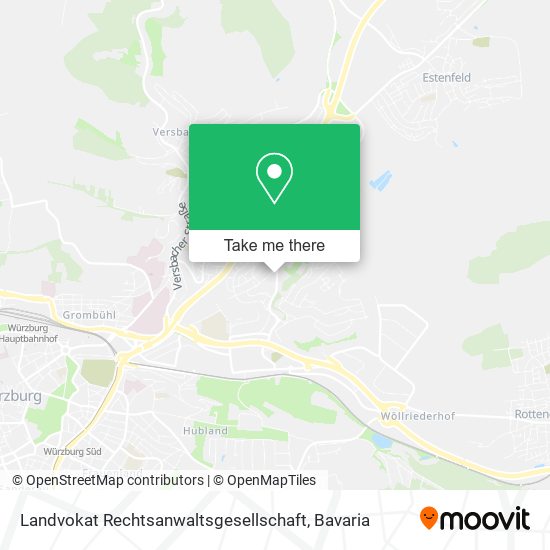 Landvokat Rechtsanwaltsgesellschaft map