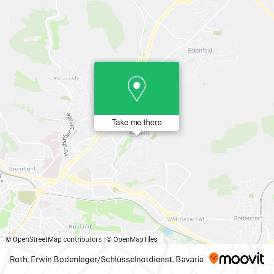 Roth, Erwin Bodenleger / Schlüsselnotdienst map
