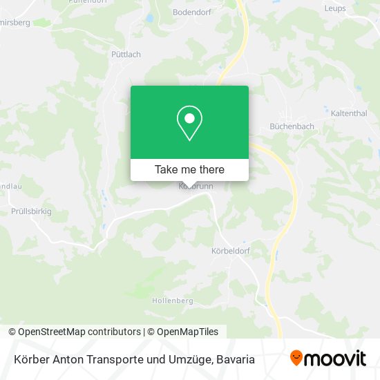 Körber Anton Transporte und Umzüge map