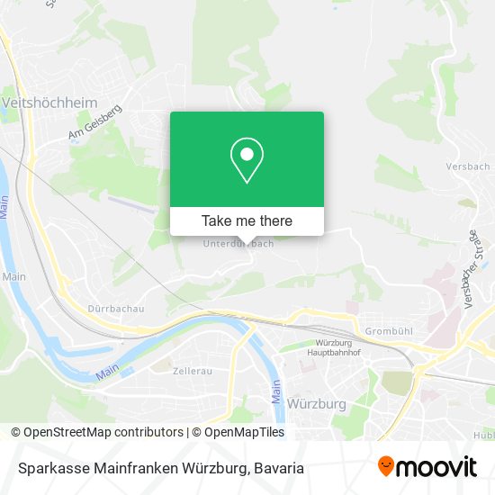 Sparkasse Mainfranken Würzburg map