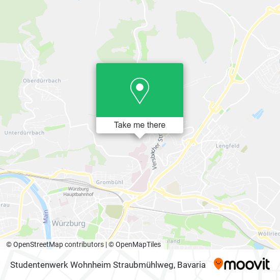 Studentenwerk Wohnheim Straubmühlweg map