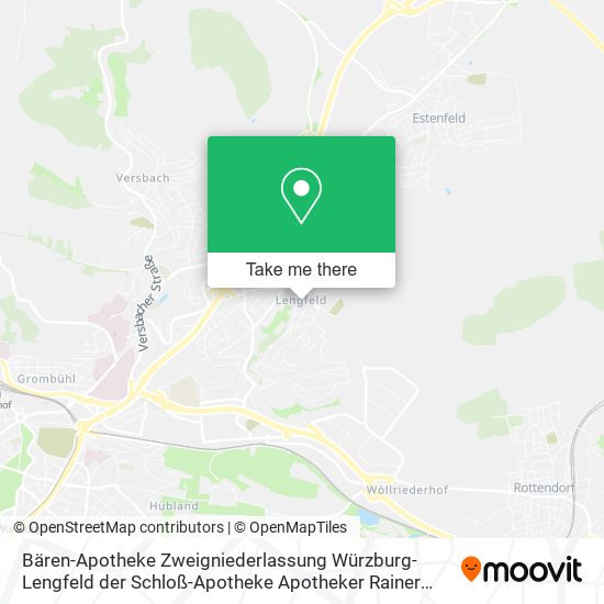 Bären-Apotheke Zweigniederlassung Würzburg-Lengfeld der Schloß-Apotheke Apotheker Rainer Hofmann map