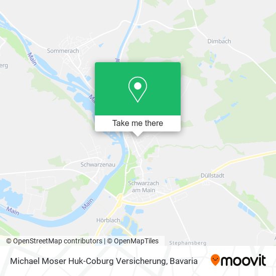 Карта Michael Moser Huk-Coburg Versicherung