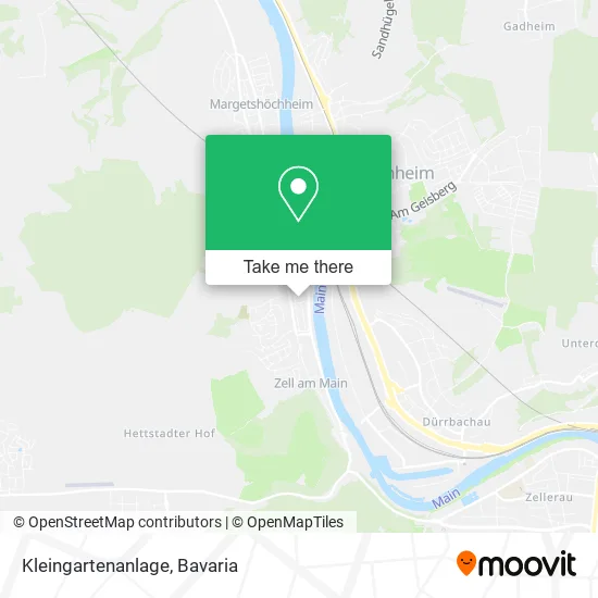 Карта Kleingartenanlage