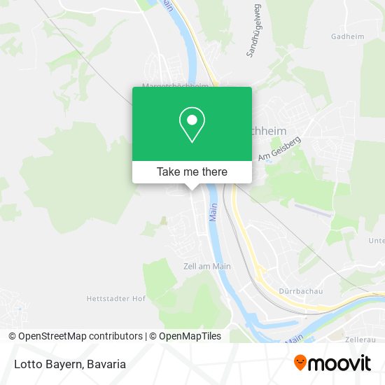 Lotto Bayern map