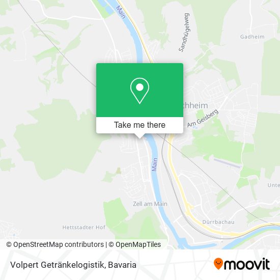 Volpert Getränkelogistik map