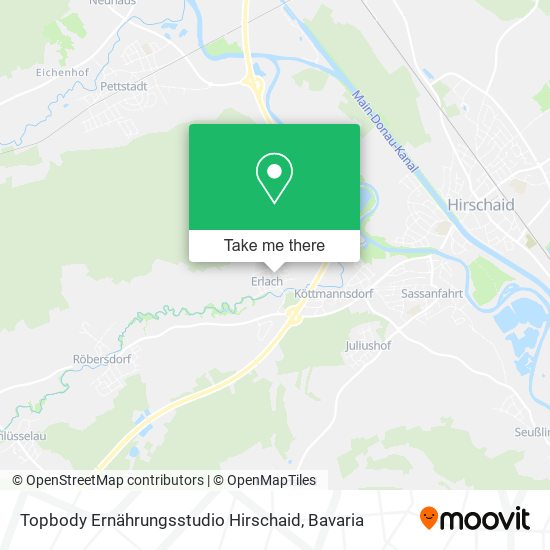 Topbody Ernährungsstudio Hirschaid map