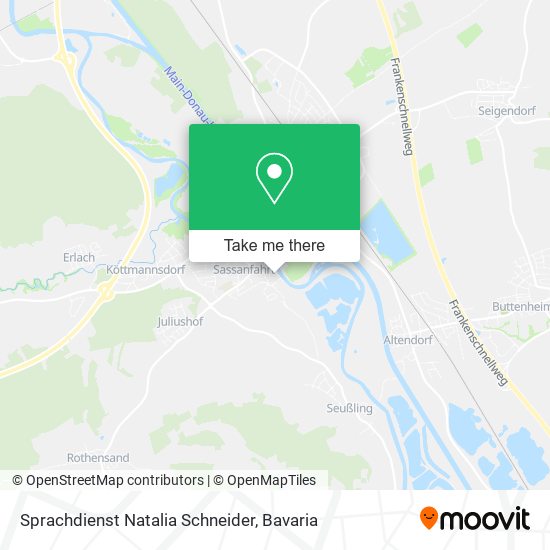Sprachdienst Natalia Schneider map