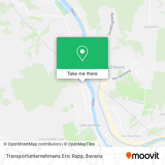 Transportunternehmens Eric Rapp map