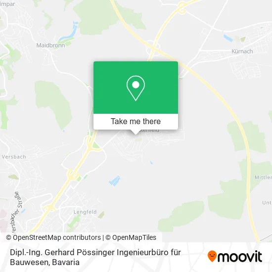 Карта Dipl.-Ing. Gerhard Pössinger Ingenieurbüro für Bauwesen