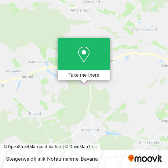 Steigerwaldklinik-Notaufnahme map