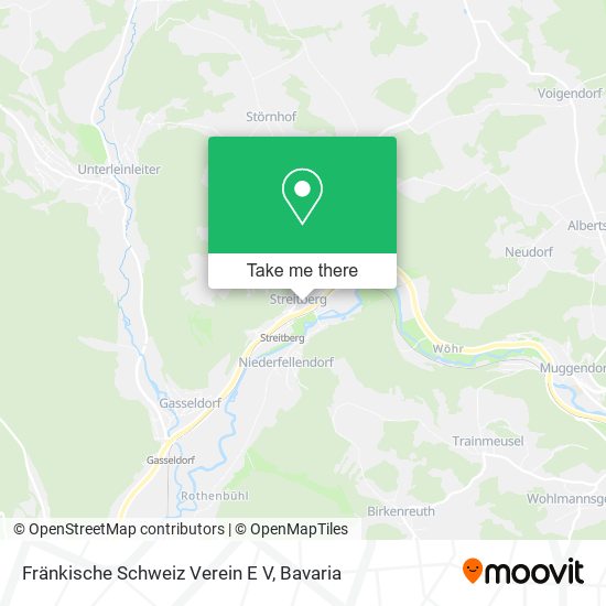 Fränkische Schweiz Verein E V map