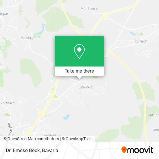 Dr. Emese Beck map