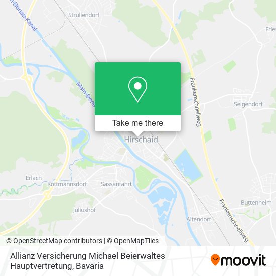 Allianz Versicherung Michael Beierwaltes Hauptvertretung map