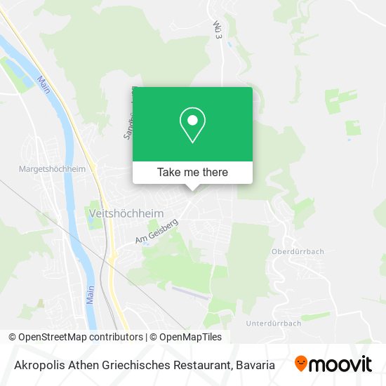 Akropolis Athen Griechisches Restaurant map