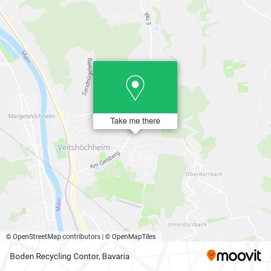 Boden Recycling Contor map