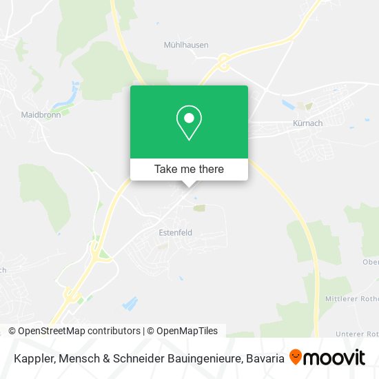 Kappler, Mensch & Schneider Bauingenieure map