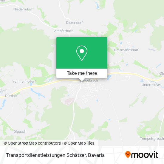 Transportdienstleistungen Schätzer map