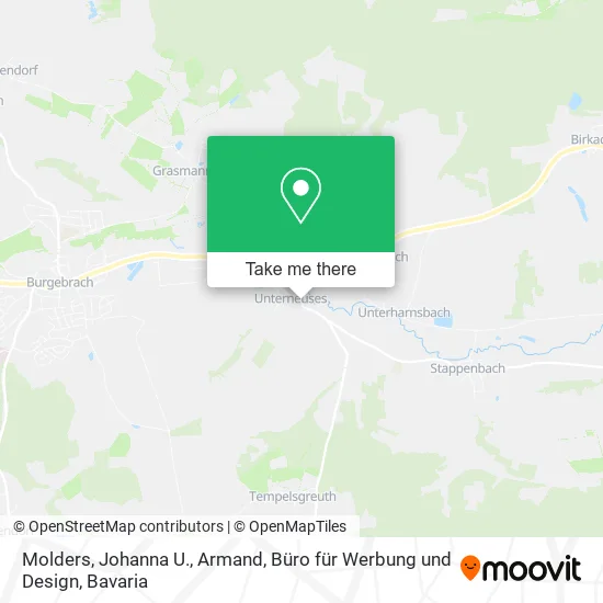 Molders, Johanna U., Armand, Büro für Werbung und Design map