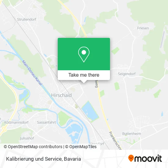 Карта Kalibrierung und Service