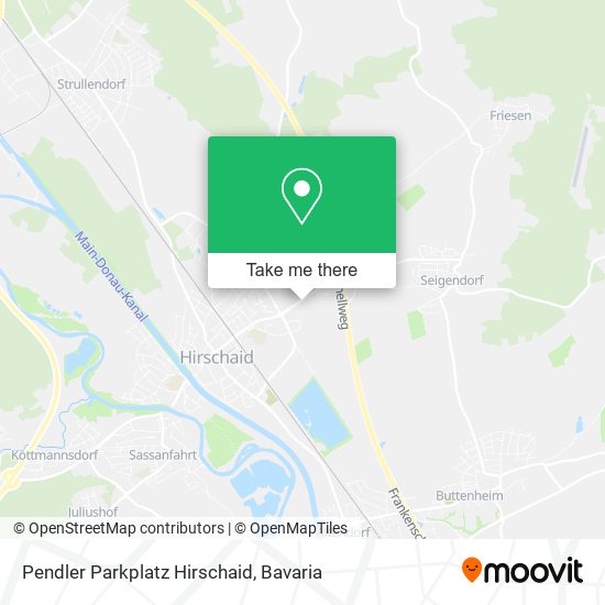 Pendler Parkplatz Hirschaid map