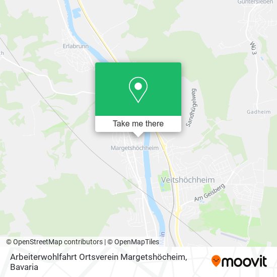 Arbeiterwohlfahrt Ortsverein Margetshöcheim map