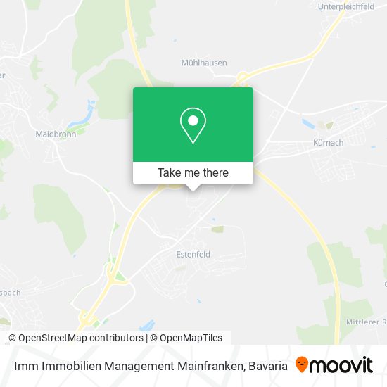 Imm Immobilien Management Mainfranken map