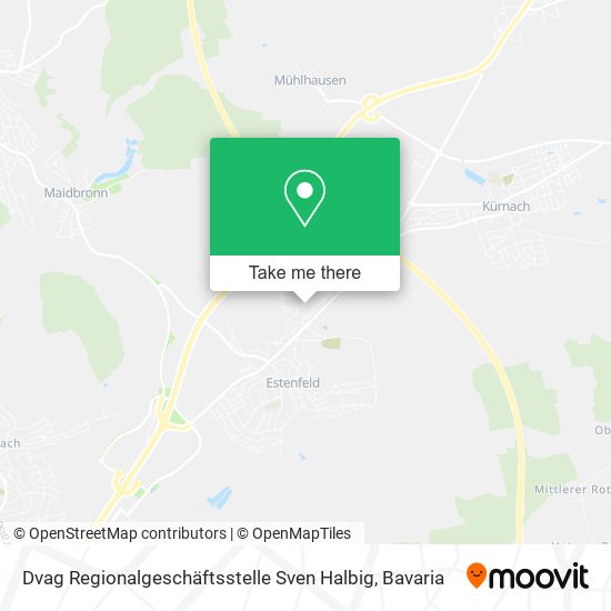 Dvag Regionalgeschäftsstelle Sven Halbig map