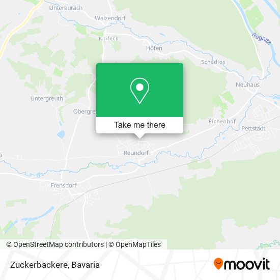 Zuckerbackere map