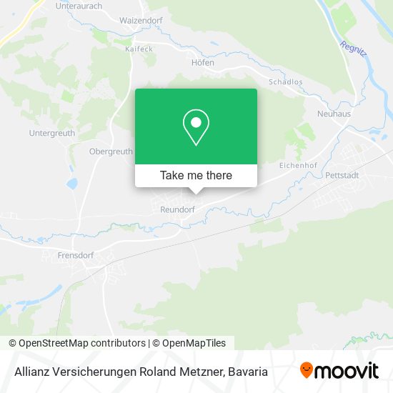 Allianz Versicherungen Roland Metzner map