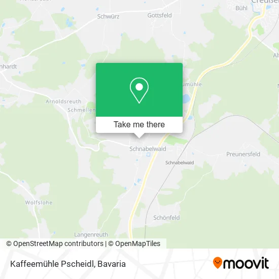 Карта Kaffeemühle Pscheidl