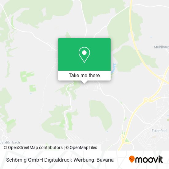 Schömig GmbH Digitaldruck Werbung map