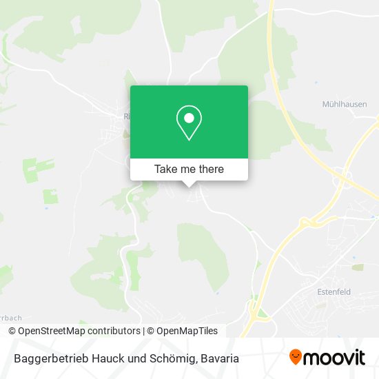 Baggerbetrieb Hauck und Schömig map