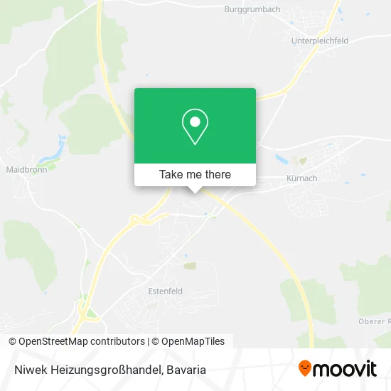 Карта Niwek Heizungsgroßhandel
