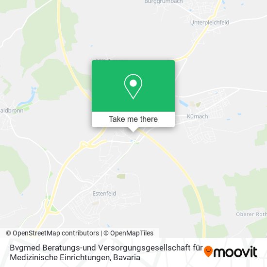 Карта Bvgmed Beratungs-und Versorgungsgesellschaft für Medizinische Einrichtungen