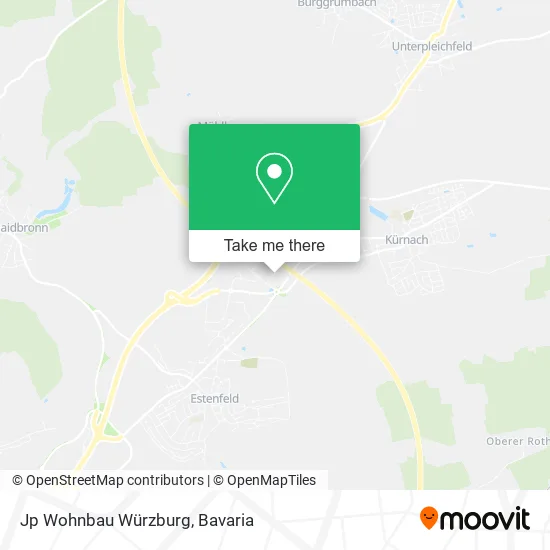 Карта Jp Wohnbau Würzburg