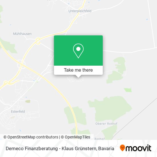 Demeco Finanzberatung - Klaus Grünstern map